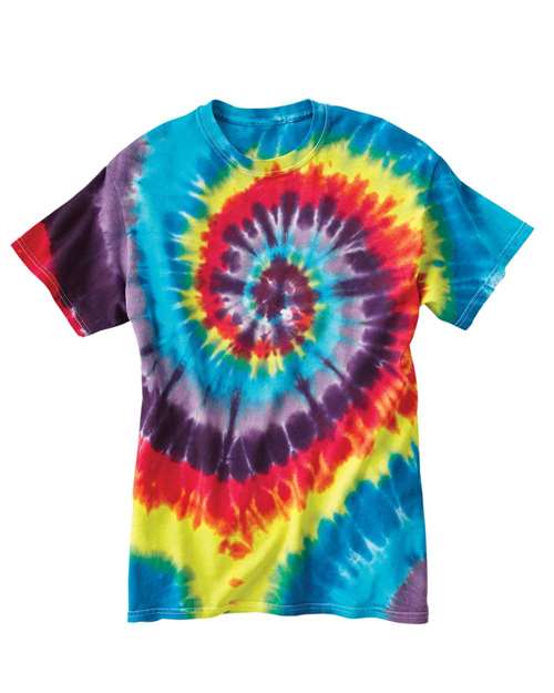 Dyenomite - Multi-Color Spiral Tie-Dyed T-Shirt - 200MS