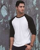 JERZEES - Premium Blend Ringspun Three-Quarter Sleeve Raglan Baseball T-Shirt - 560RR