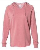 Independent Trading Co. - Women’s Lightweight California Wave Wash Hooded Sweatshirt - PRM2500