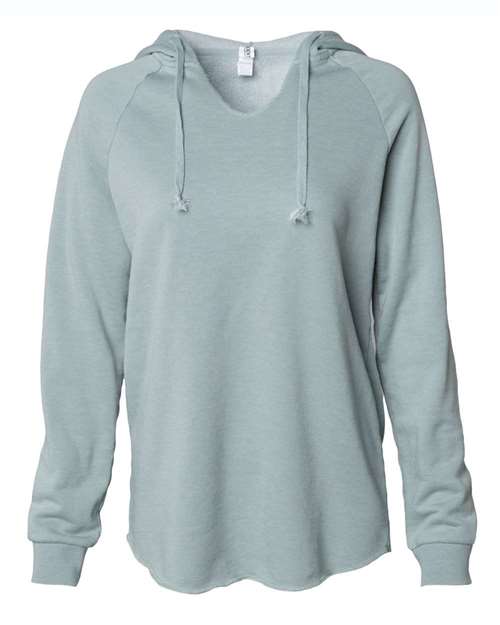 Independent Trading Co. - Women’s Lightweight California Wave Wash Hooded Sweatshirt - PRM2500