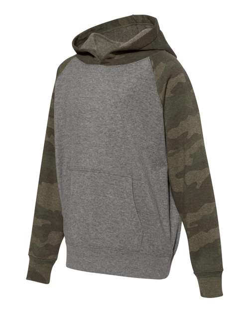 Independent Trading Co. - Youth Special Blend Raglan Hooded Sweatshirt - PRM15YSB