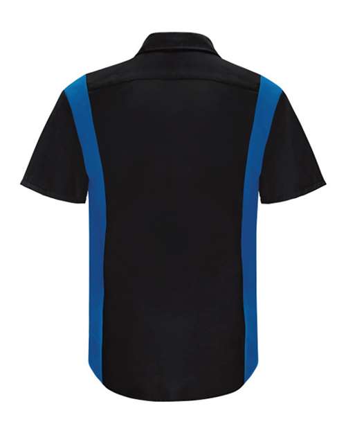 Red Kap - Performance Plus Short Sleeve Shop Shirt with Oilblok Technology - Long Sizes - SY42L