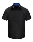 Red Kap - Performance Plus Short Sleeve Shop Shirt with Oilblok Technology - Long Sizes - SY42L