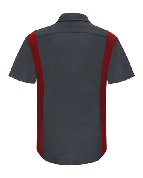 Red Kap - Performance Plus Short Sleeve Shop Shirt with Oilblok Technology - Long Sizes - SY42L