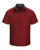 Red Kap - Performance Plus Short Sleeve Shop Shirt with Oilblok Technology - Long Sizes - SY42L