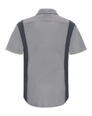 Red Kap - Performance Plus Short Sleeve Shop Shirt with Oilblok Technology - Long Sizes - SY42L