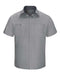 Red Kap - Performance Plus Short Sleeve Shop Shirt with Oilblok Technology - Long Sizes - SY42L