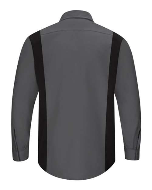 Red Kap - Performance Plus Long Sleeve Shirt with OilBlok Technology - Long Sizes - SY32L