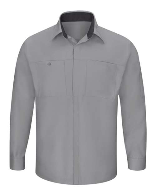 Red Kap - Performance Plus Long Sleeve Shirt with OilBlok Technology - Long Sizes - SY32L