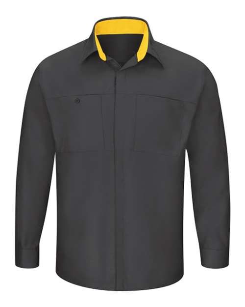 Red Kap - Performance Plus Long Sleeve Shirt with OilBlok Technology - Long Sizes - SY32L