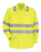 Red Kap - High Visibility Safety Long Sleeve Work Shirt - SS14HV