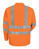 Red Kap - High Visibility Safety Long Sleeve Work Shirt - SS14HV