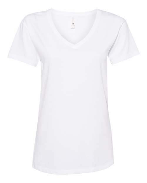 Next Level - Women’s Fine Jersey Relaxed V T-Shirt - 3940