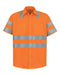 Red Kap - High Visibility Safety Short Sleeve Work Shirt Tall Sizes - SS24HVT