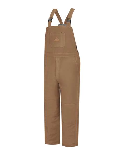 Bulwark - Brown Duck Deluxe Insulated Bib Overall - EXCEL FR® ComforTouch - BLN4