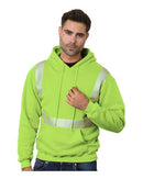 Bayside - USA-Made High Visibility Hooded Pullover - 3739