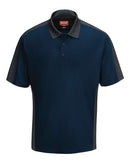 Red Kap - Short Sleeve Performance Knit Two Tone Polo - SK54