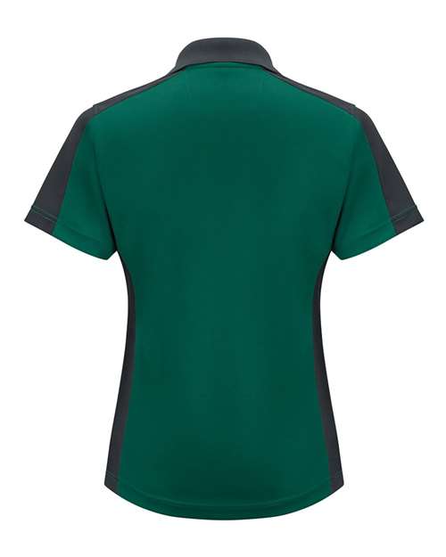 Red Kap - Women's Short Sleeve Performance Knit Two-Tone Polo - SK53