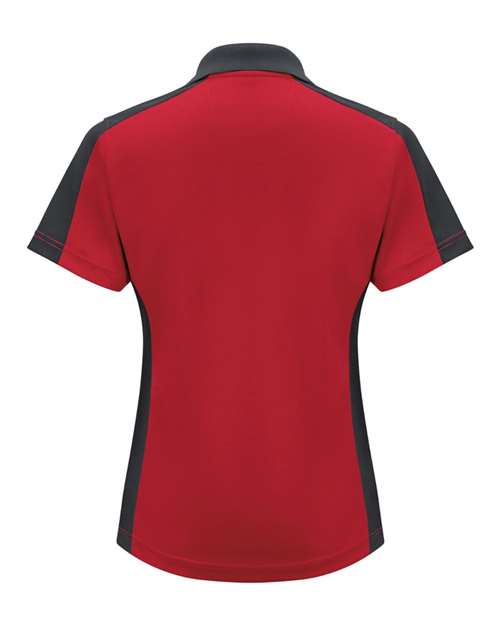 Red Kap - Women's Short Sleeve Performance Knit Two-Tone Polo - SK53