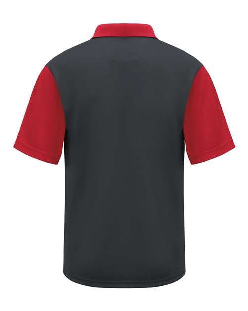 Red Kap - Short Sleeve Performance Knit Color-Block Polo - SK56