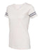 LAT - Women's Football V-Neck Fine Jersey Tee - 3537