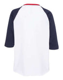 LAT - Youth Baseball Fine Jersey Three-Quarter Sleeve Tee - 6130