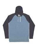 LAT - Fine Jersey Hooded Long Sleeve Raglan T-Shirt - 6917