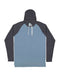 LAT - Fine Jersey Hooded Long Sleeve Raglan T-Shirt - 6917