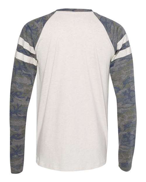 LAT - Fine Jersey Mash Up Long Sleeve Tee - 6934