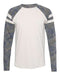 LAT - Fine Jersey Mash Up Long Sleeve Tee - 6934