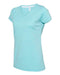 LAT - Women's Harborside Mélange V-Neck T-Shirt - 3591