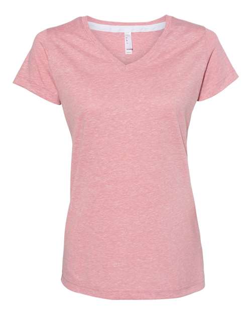 LAT - Women's Harborside Mélange V-Neck T-Shirt - 3591