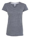 LAT - Women's Harborside Mélange V-Neck T-Shirt - 3591