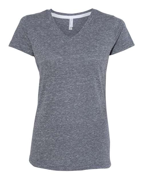 LAT - Women's Harborside Mélange V-Neck T-Shirt - 3591