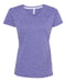 LAT - Women's Harborside Mélange V-Neck T-Shirt - 3591