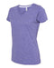 LAT - Women's Harborside Mélange V-Neck T-Shirt - 3591