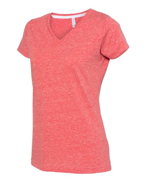 LAT - Women's Harborside Mélange V-Neck T-Shirt - 3591