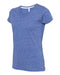 LAT - Women's Harborside Mélange V-Neck T-Shirt - 3591