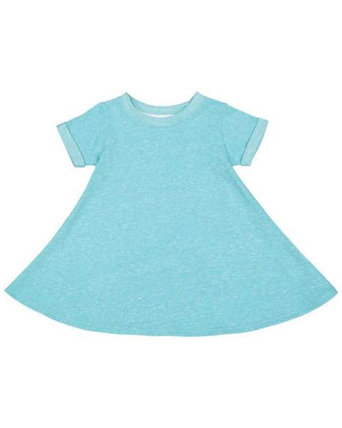 Rabbit Skins - Toddler Harborside Mélange French Terry Twirl Dress - 5379