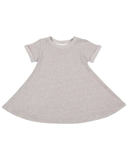 Rabbit Skins - Toddler Harborside Mélange French Terry Twirl Dress - 5379