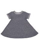 Rabbit Skins - Toddler Harborside Mélange French Terry Twirl Dress - 5379