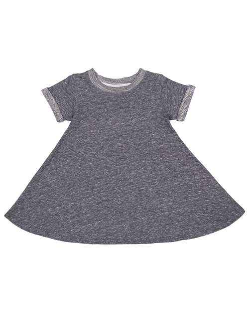 Rabbit Skins - Toddler Harborside Mélange French Terry Twirl Dress - 5379