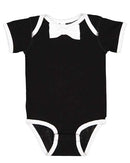 Rabbit Skins - Baby Rib Infant Bow Tie Bodysuit - 4407