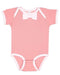 Rabbit Skins - Baby Rib Infant Bow Tie Bodysuit - 4407