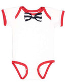 Rabbit Skins - Baby Rib Infant Bow Tie Bodysuit - 4407