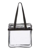 OAD - OAD Clear Tote with Zippered Top - OAD5005