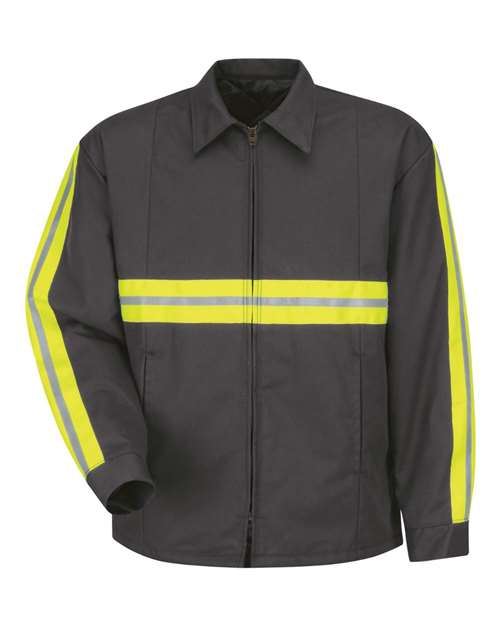 Red Kap - Enhanced Visibility Perma-Lined Panel Jacket - JT50EN