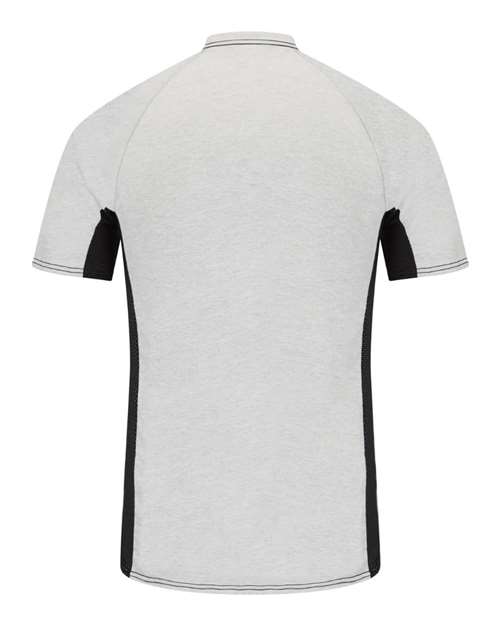 Bulwark - Short Sleeve FR Two-Tone Base Layer with Concealed Chest Pocket- EXCEL FR - MPS4