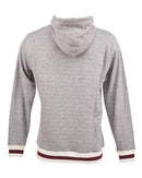 J. America - Peppered Fleece Lapover Hooded Sweatshirt - 8701