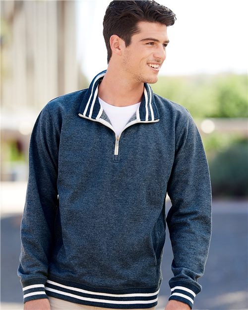 J. America - Relay Fleece Quarter-Zip Sweatshirt - 8650